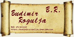 Budimir Rogulja vizit kartica